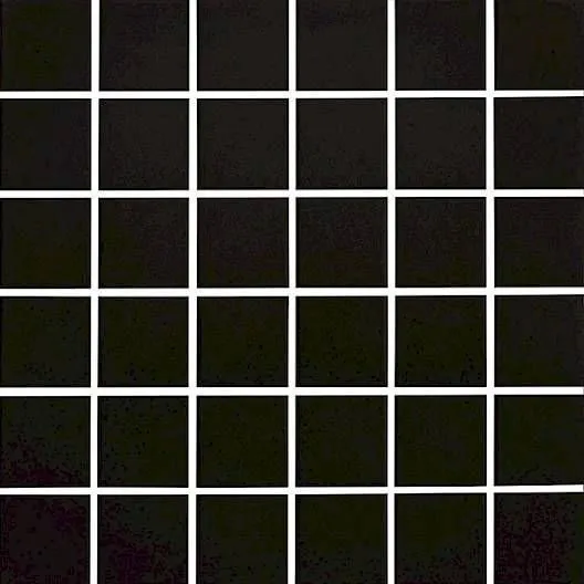 Plain Glaze Black Satin 12" x 12"