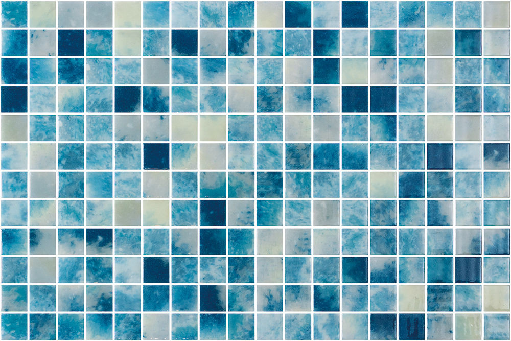 backsplash mosaic tiles Vanguard Bluestone blend Glossy 12" x 18" 2003249 Centura Rectangle Mosaic Tiles | Floors & Baths Pro's