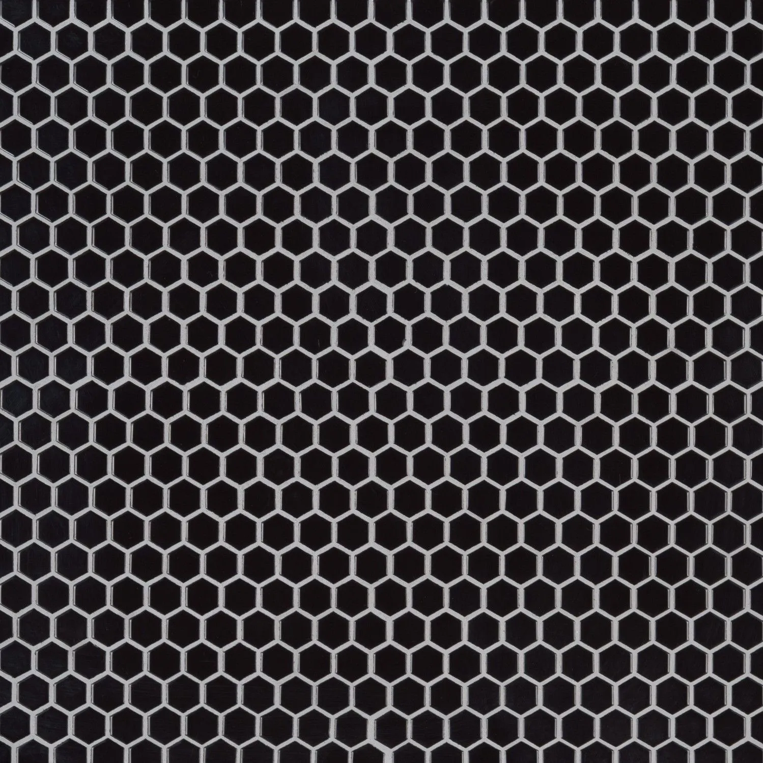 Retro Nero Black Hexagon Glossy 10-1/2" x 12" SMOT-PT-RETNERO-1HEXG MSI Surfaces Hexagon Mosaic Tiles