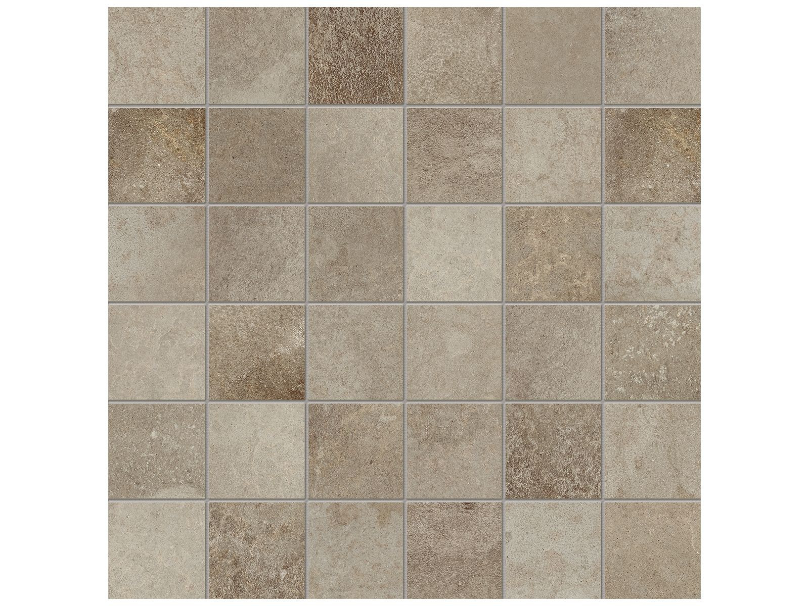 Ceraforge Iron Matte 12" x 12" 4501-0060-1 Anatolia Square Mosaic Tiles | Floors & Baths Pro's