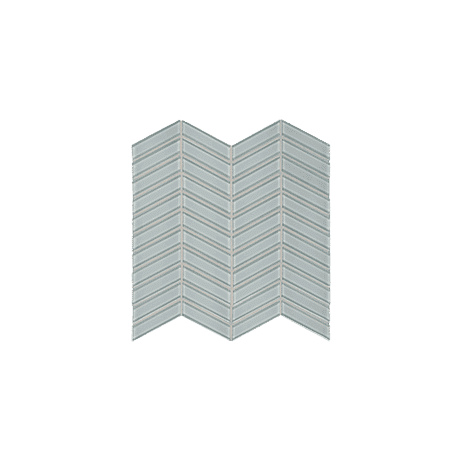 Chevron Element Cloud Glossy 12" x 12"