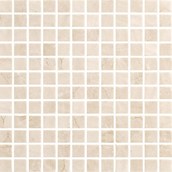 Square Ecostone Matte Crema Marfil 12" x 12" ESTCRMA12 Centura Square Mosaic Tiles | Floors & Baths Pro's