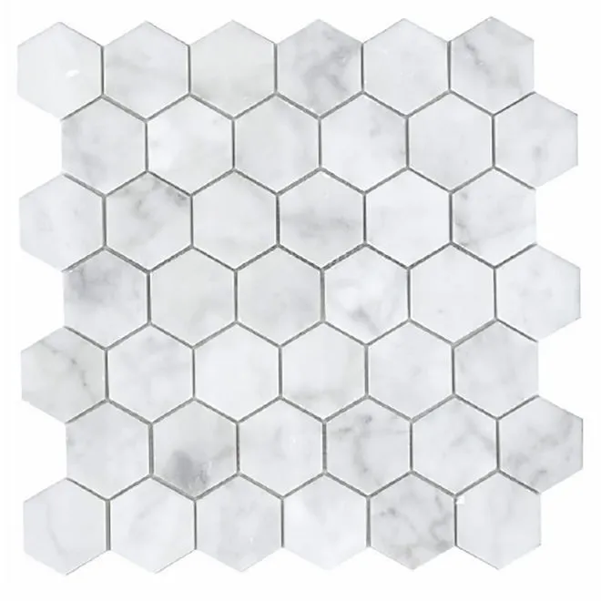 Mosaics Carrara Hexagon Matte 12" x 12"