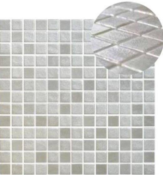 Glamour Matte White Gold 13" x 13" GG2002217 Centura Square Mosaic Tiles | Floors & Baths Pro's