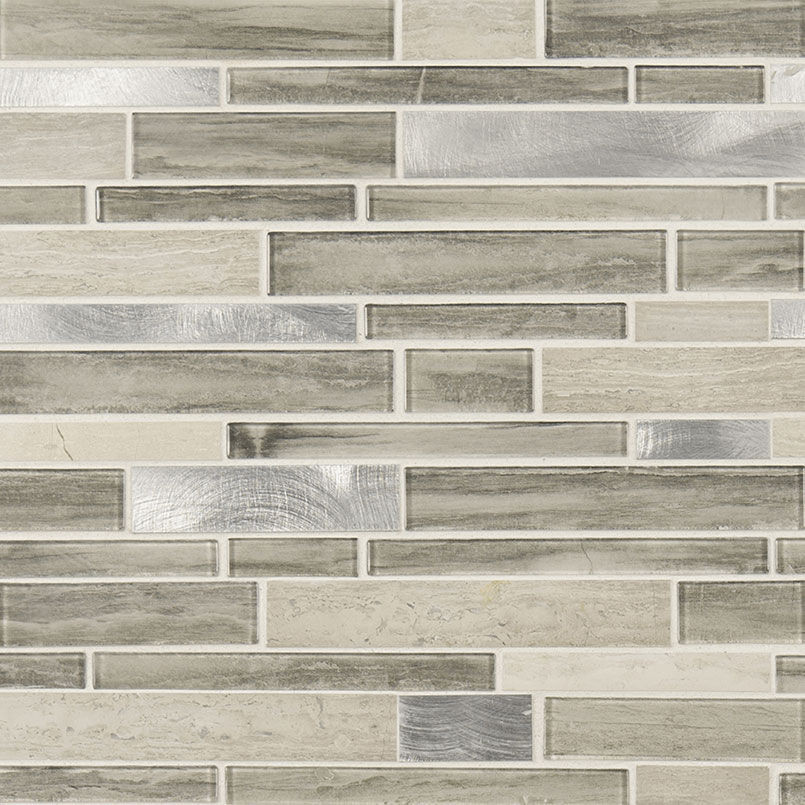 backsplash mosaic tiles Ocotillo 12" x 12" SMOT-SGLSMTIL-OCO4MM MSI Surfaces Rectangle Mosaic Tiles | Floors & Baths Pro's