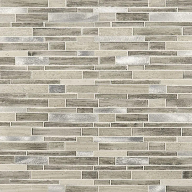 Ocotillo 12" x 12" SMOT-SGLSMTIL-OCO4MM MSI Surfaces Rectangle Mosaic Tiles