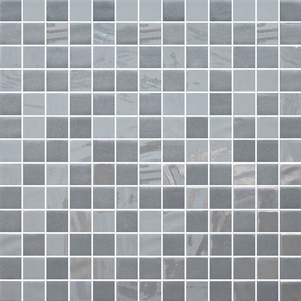 Opalo Stone Gris Glossy 13" x 13" OPSTGRMO Centura Square Mosaic Tiles | Floors & Baths Pro's