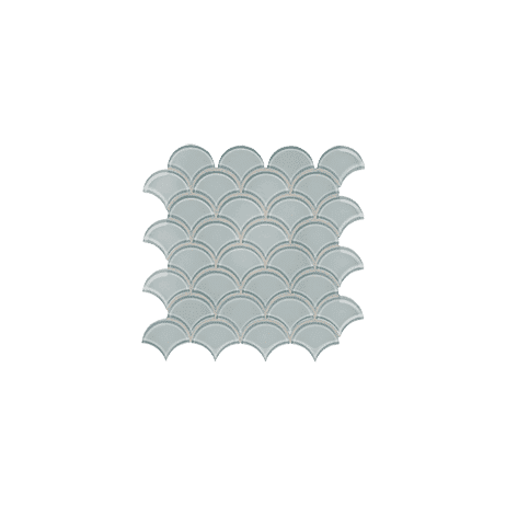 Scallop Element Cloud Glossy 12" x 12"