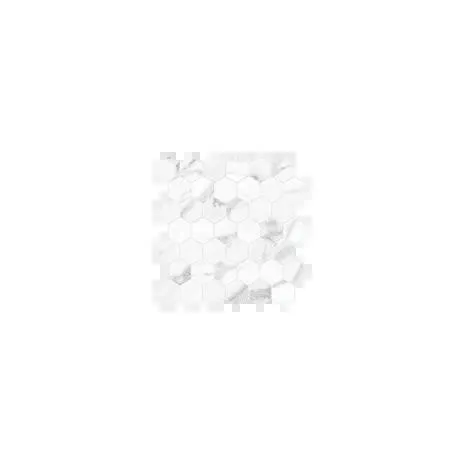 La Marca Statuario Nuovo Polished 12" x 12" 4501-0347-1 Anatolia Hexagon Mosaic Tiles