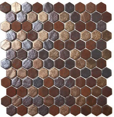 Hex Stones Oxide 11-13/32" x 11-27/32"