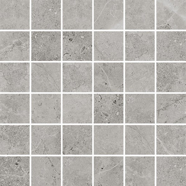 backsplash mosaic tiles Walden Stone Grey Matte 12" x 12" WLD20052 Centura Square Mosaic Tiles | Floors & Baths Pro's