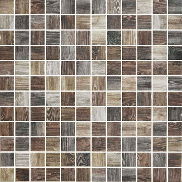 backsplash mosaic tiles Woodland Oak Matte 12" x 12" WL2003414 Centura Square Mosaic Tiles | Floors & Baths Pro's