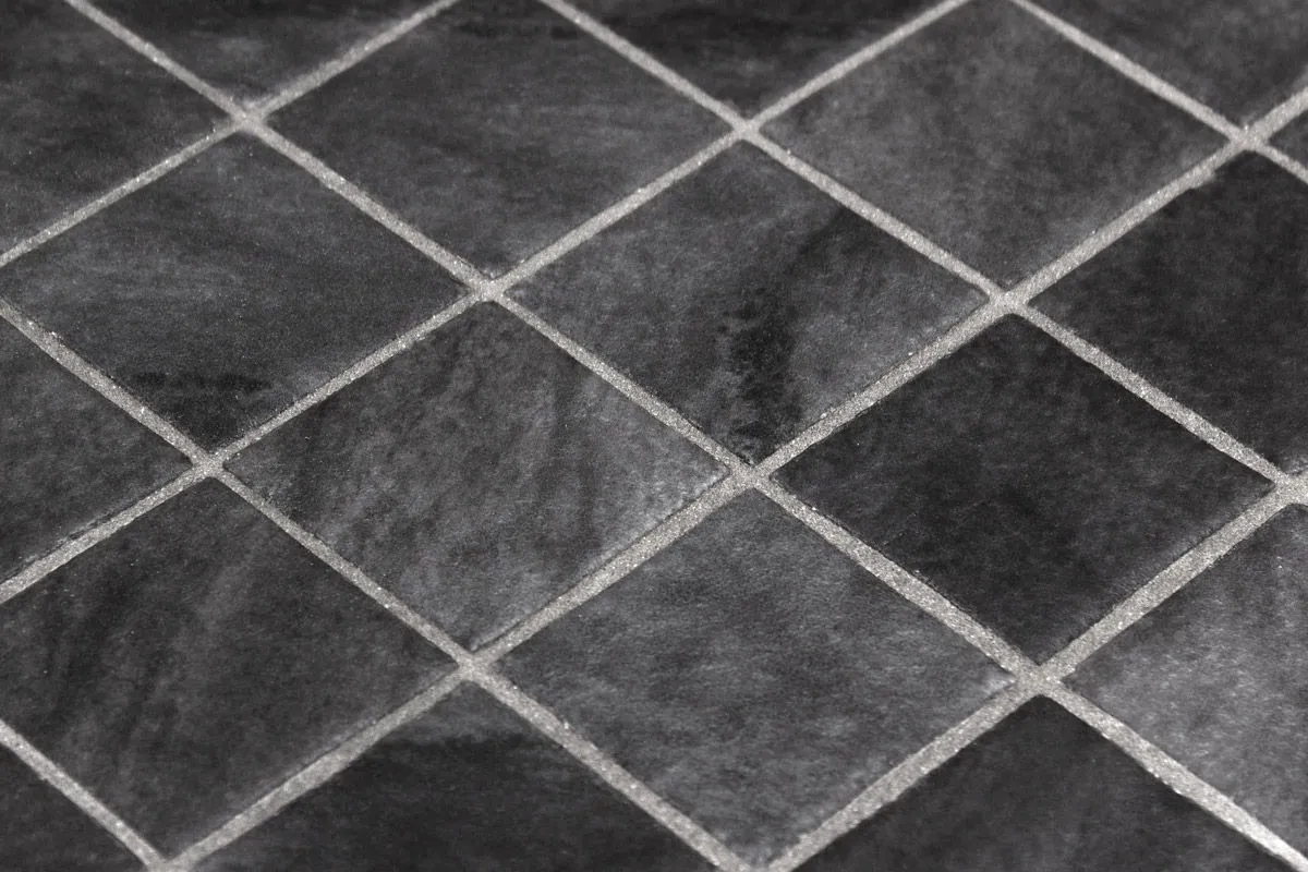 Penta Ecostone Matte New Basalt 12" x 12" 2004525 Centura Square Mosaic Tiles