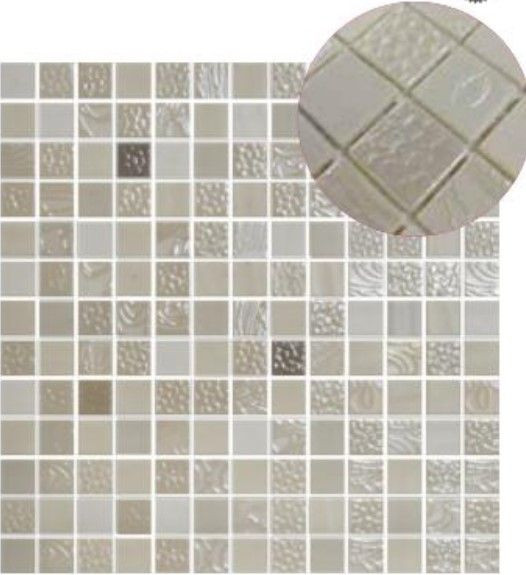 backsplash mosaic tiles NatureBlends Shiny Namibia 13" x 13" NB2002360 Centura Square Mosaic Tiles | Floors & Baths Pro's