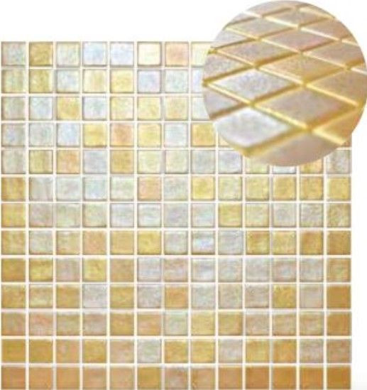 backsplash mosaic tiles Glamour Gold 13" x 13" GG2002214 Centura Square Mosaic Tiles | Floors & Baths Pro's