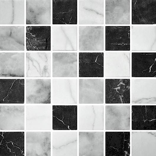 backsplash mosaic tiles Penta Mix Shade Matte 12" x 12" PEMISHM Centura Square Mosaic Tiles | Floors & Baths Pro's