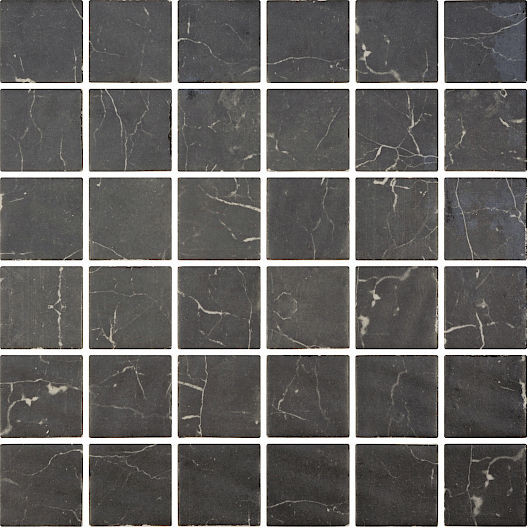 Penta Nero Calatoraro Matte 12" x 12" PENECAM Centura Square Mosaic Tiles | Floors & Baths Pro's