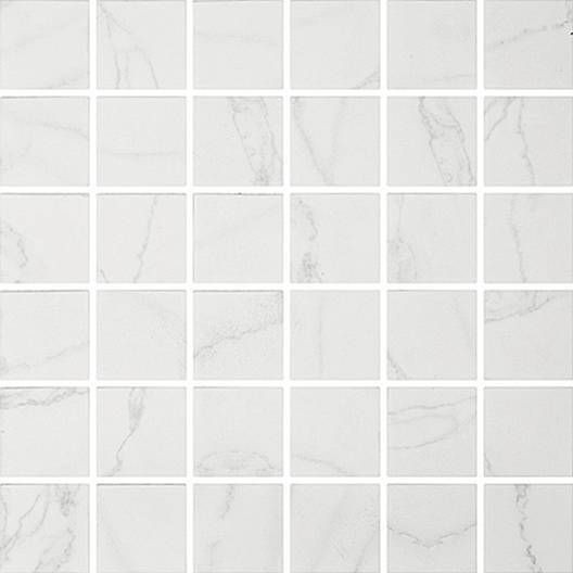 Penta Veneto White Matte 12" x 12" PEVEWHM Centura Square Mosaic Tiles | Floors & Baths Pro's