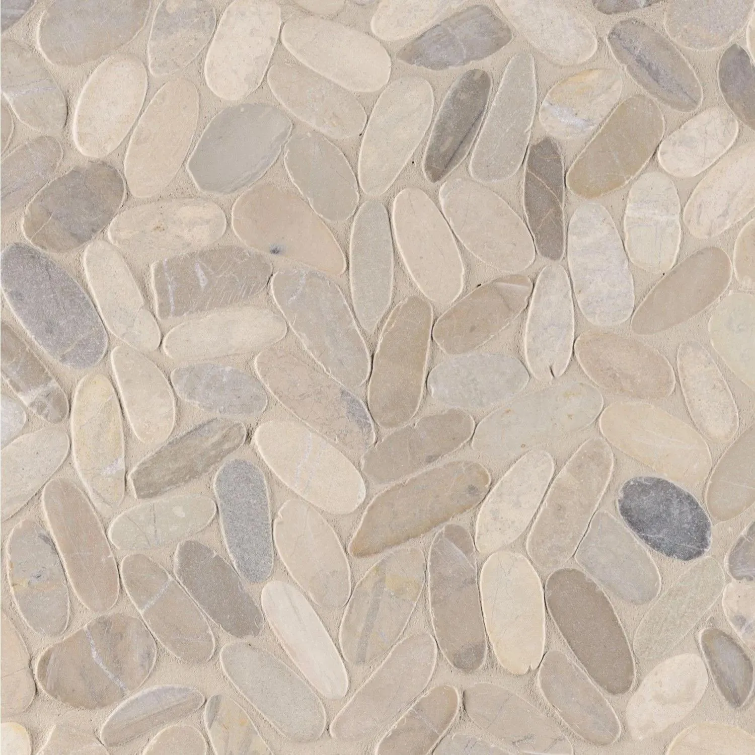 Sliced Pebble Beige Tumbled 12" x 12"