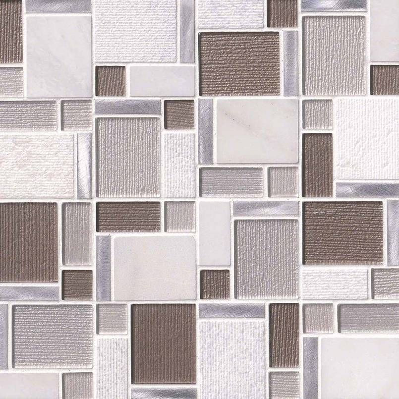 backsplash mosaic tiles Magica 12" x 12" SMOT-SGLS-MAG6MM MSI Surfaces Other Mosaic Tiles | Floors & Baths Pro's