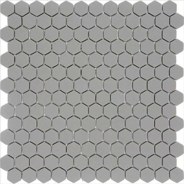 Pan Dan Dust Matte 12" x 12" ESDUST23 Centura Hexagon Mosaic Tiles | Floors & Baths Pro's