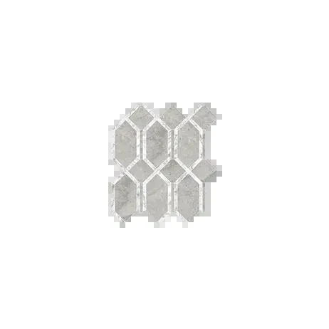 La Marca Paradiso Argento Polished 12" x 13" 4501-0409-0 Anatolia Hexagon Mosaic Tiles