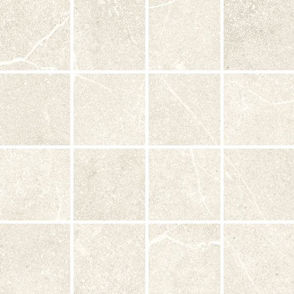 Soapstone White Matte 12" x 12" SOAPWHITMOM Centura Square Mosaic Tiles | Floors & Baths Pro's