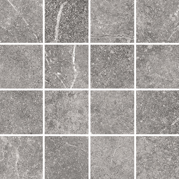 Soapstone Gray Matte 12" x 12" SOAPGRAYMOM Centura Square Mosaic Tiles | Floors & Baths Pro's