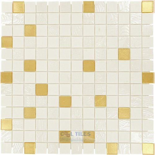 Mystic Glass Aura 13" x 13" MYAUMO Centura Square Mosaic Tiles | Floors & Baths Pro's