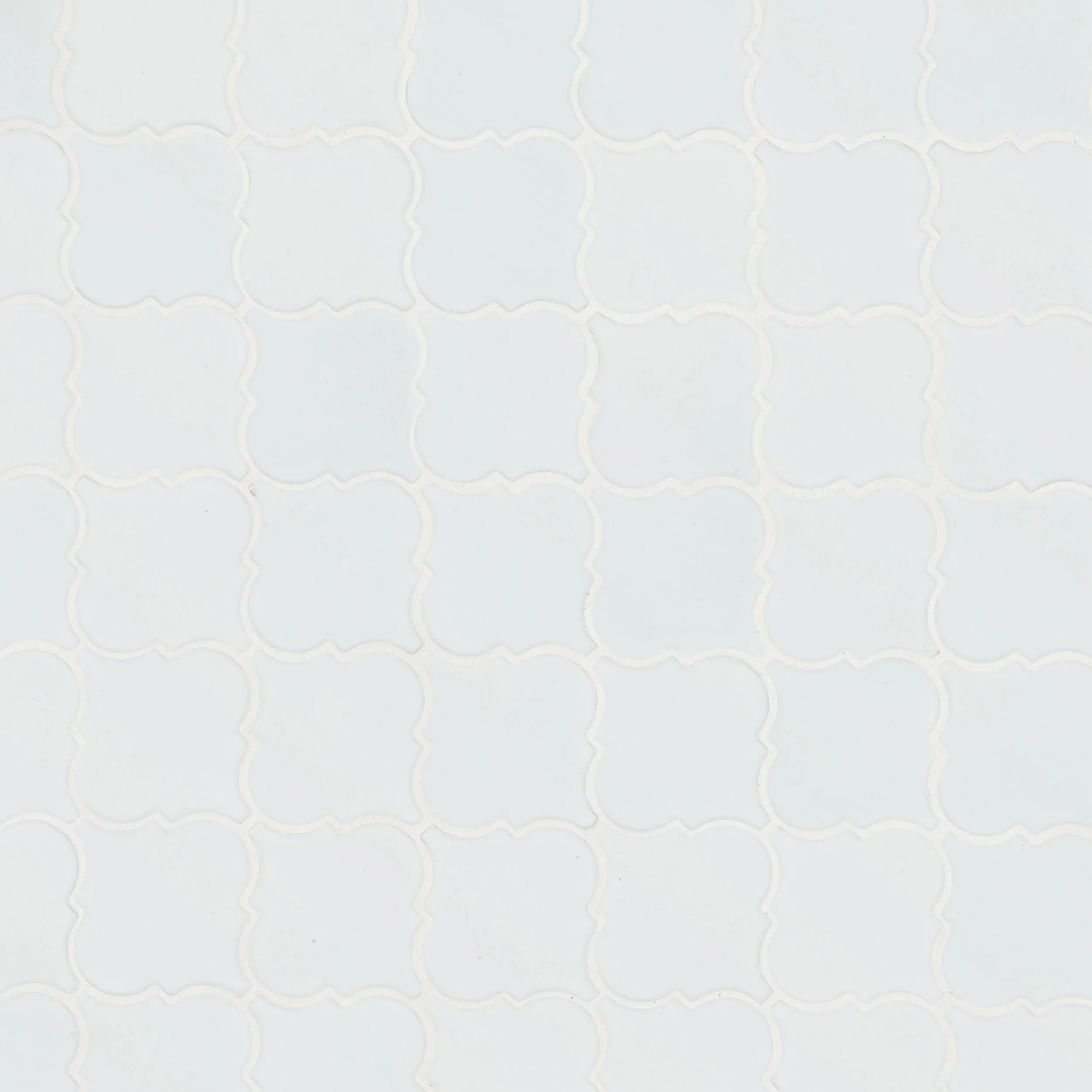 Whisper White-Cool Glossy 11" x 15-1/2" SMOT-PT-WW-ARABESQ MSI Surfaces Other Mosaic Tiles