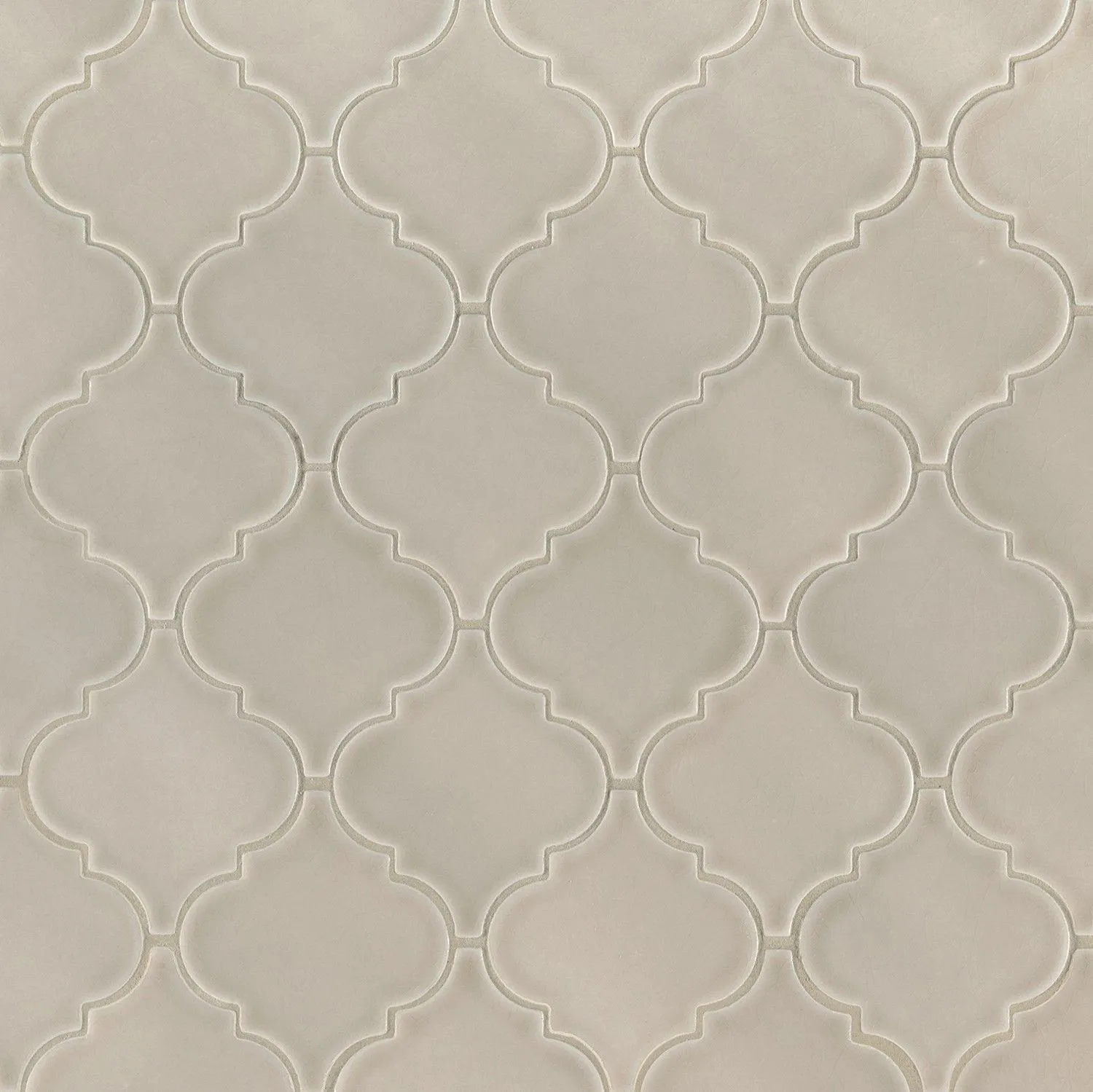 Portico Pearl Beige Glossy 11" x 15-1/2" SMOT-PT-PORPEA-ARABESQ MSI Surfaces Other Mosaic Tiles