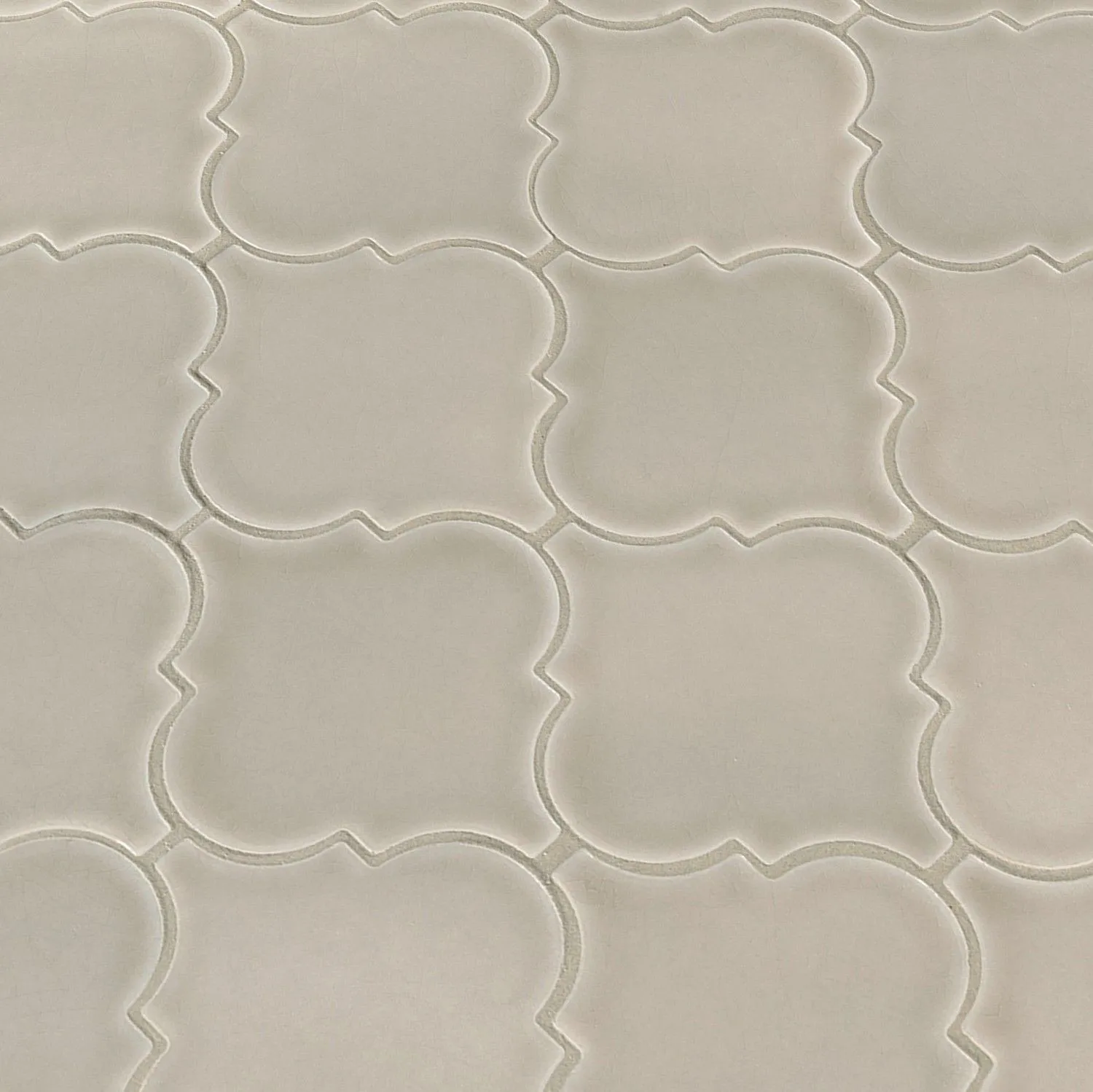 Portico Pearl Beige Glossy 11" x 15-1/2" SMOT-PT-PORPEA-ARABESQ MSI Surfaces Other Mosaic Tiles