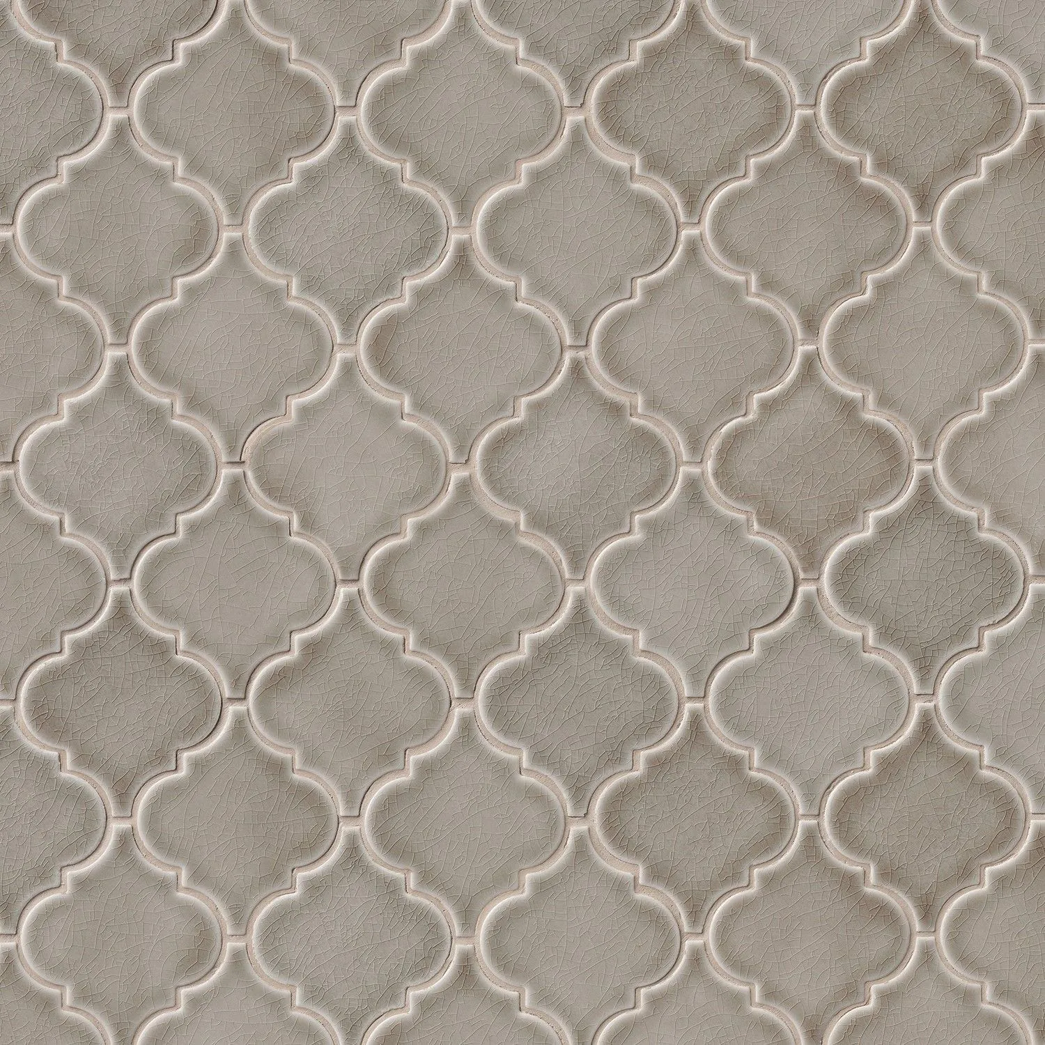 Dove Gray-Light Glossy 11" x 15-1/2" SMOT-PT-DG-ARABESQ MSI Surfaces Other Mosaic Tiles