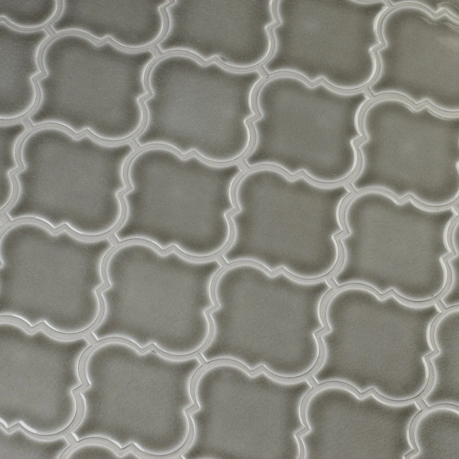 Dove Gray-Light Glossy 11" x 15-1/2" SMOT-PT-DG-ARABESQ MSI Surfaces Other Mosaic Tiles