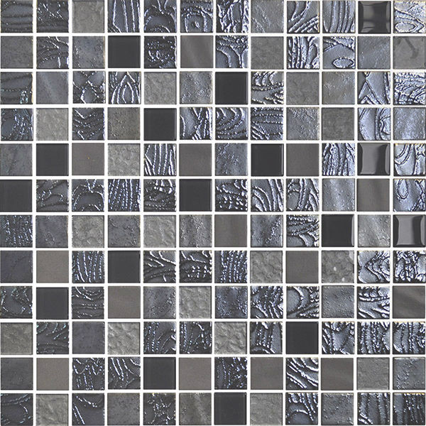 backsplash mosaic tiles Mystic Glass Glossy Islande 12" x 12" MYISMON Centura Square Mosaic Tiles | Floors & Baths Pro's