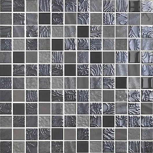 Mystic Glass Glossy Islande 12" x 12" MYISMON Centura Square Mosaic Tiles