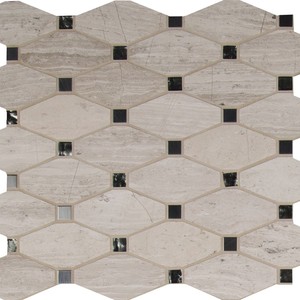 backsplash mosaic tiles Weathered Dunes Gray-Light Multi Finish 12" x 13-1/2" SMOT-SGLSMT-BAYVIEW10MM MSI Surfaces Other Mosaic Tiles | Floors & Baths Pro's