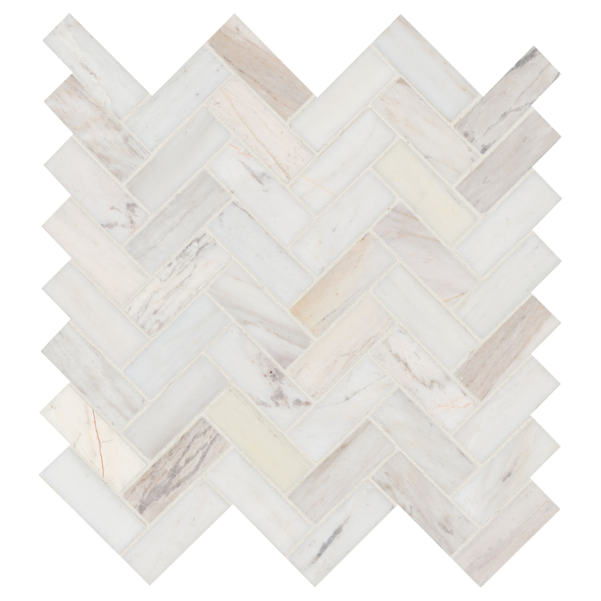 backsplash mosaic tiles Angora Herringbone Beige Polished 12" x 12" SMOT-ANGORA-HBP MSI Surfaces Rectangle Mosaic Tiles | Floors & Baths Pro's