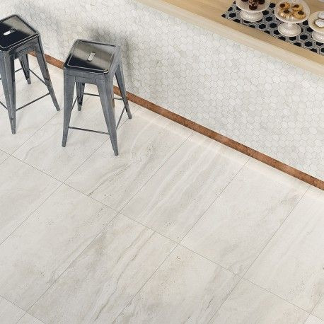 Reverso2 White Natural 12" x 12" RV0MS3R Centura Rectangle Mosaic Tiles | Floors & Baths Pro's