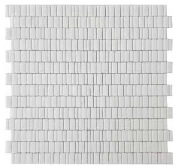 backsplash mosaic tiles Pan dan Pure Matte 11-1/2" x 12" MINIFORMPURE Centura Mosaic Tiles | Floors & Baths Pro's