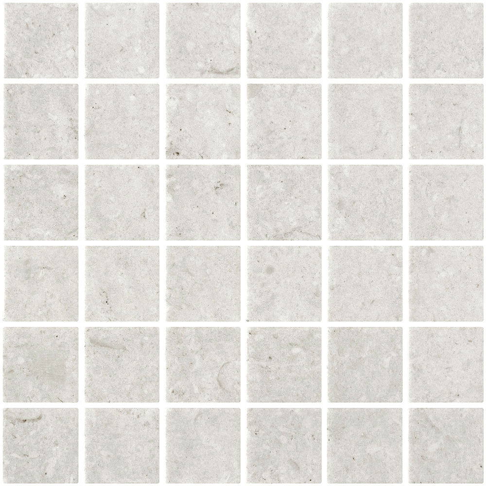 Penta Normatech Ivory Matte 12" x 12" 2006163 Centura Square Mosaic Tiles | Floors & Baths Pro's