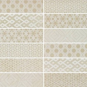 backsplash mosaic tiles Seamless Cream Polished 12" x 12" SMM815PK05 Centura Square Mosaic Tiles | Floors & Baths Pro's