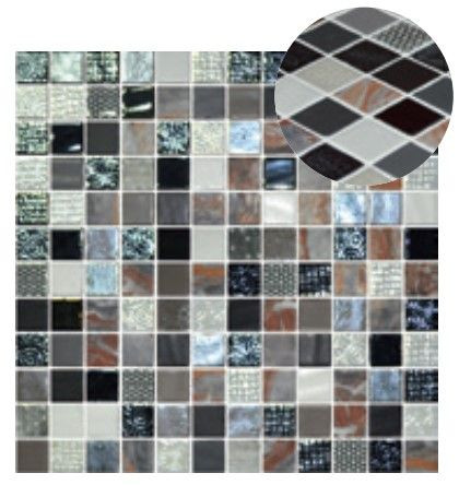 backsplash mosaic tiles Cosmic Firenze 13" x 13" COS2002703 Centura Square Mosaic Tiles | Floors & Baths Pro's