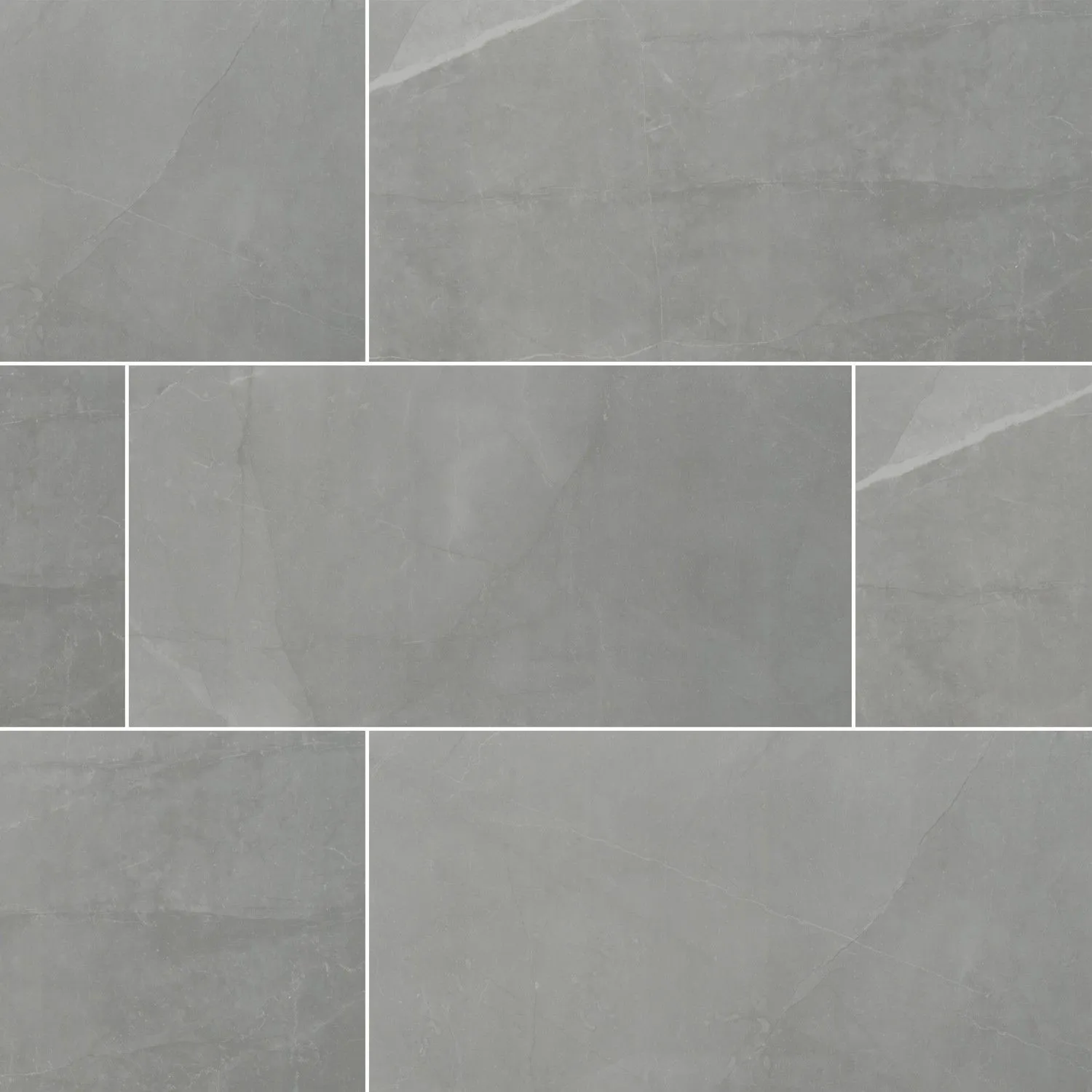 Sande Gray-Dark Matte 24" x 48" (NSANGRE2448 ) Marble Look Floor Tiles