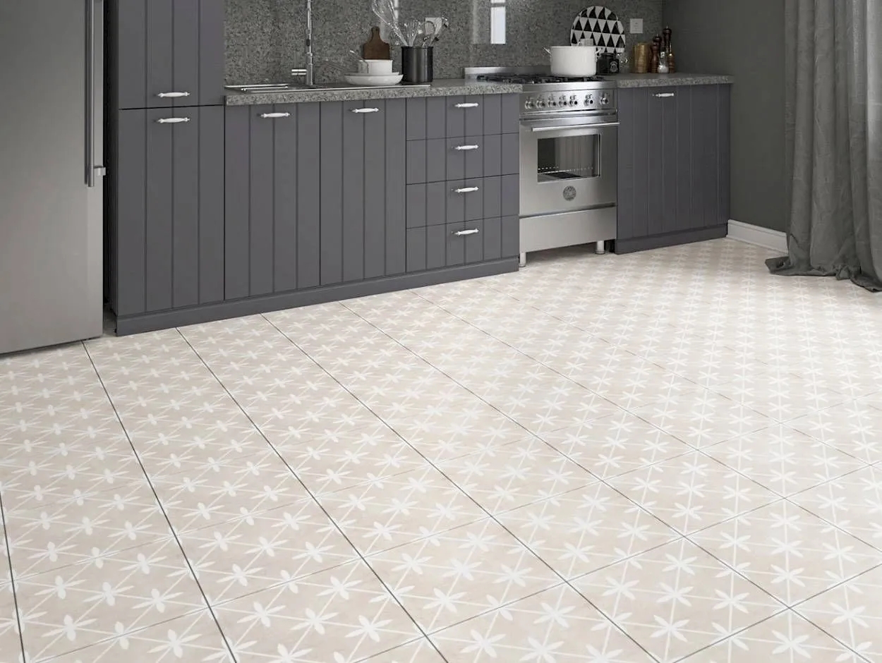 Oxford Beige Matte 13" x 13" (OXBE13 ) Traditional Look Floor Tiles