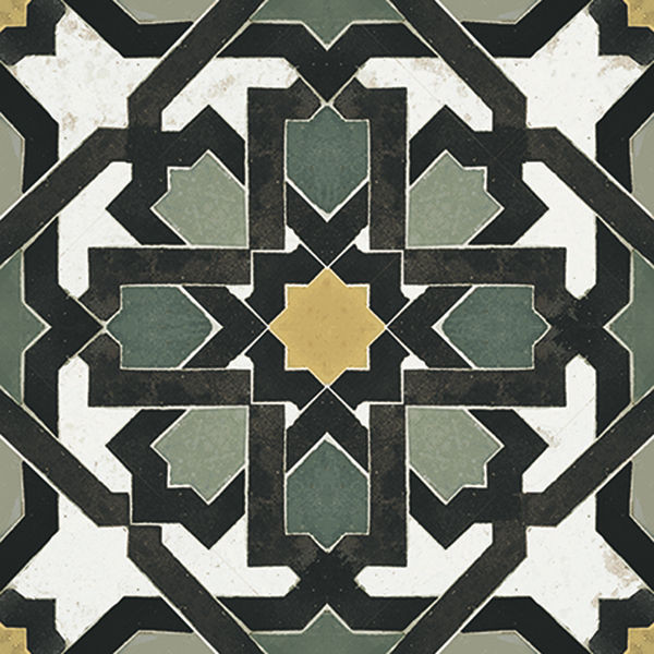 floor tiles New Vintage Decoro 15 Natural 8" x 8" (VINDEC15 ) Traditional Look Floor Tiles | Floors & Baths Pro's