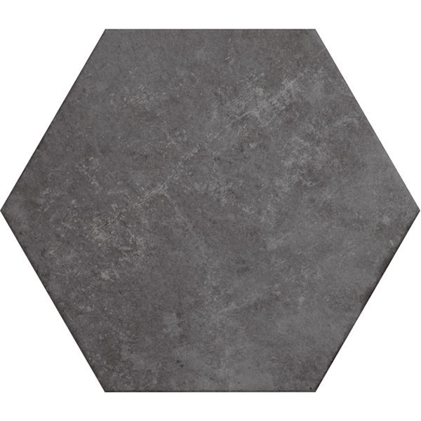 floor tiles Heritage Carbon Mixed 7" x 8" (HER24954 ) Concrete Look Floor Tiles | Floors & Baths Pro's