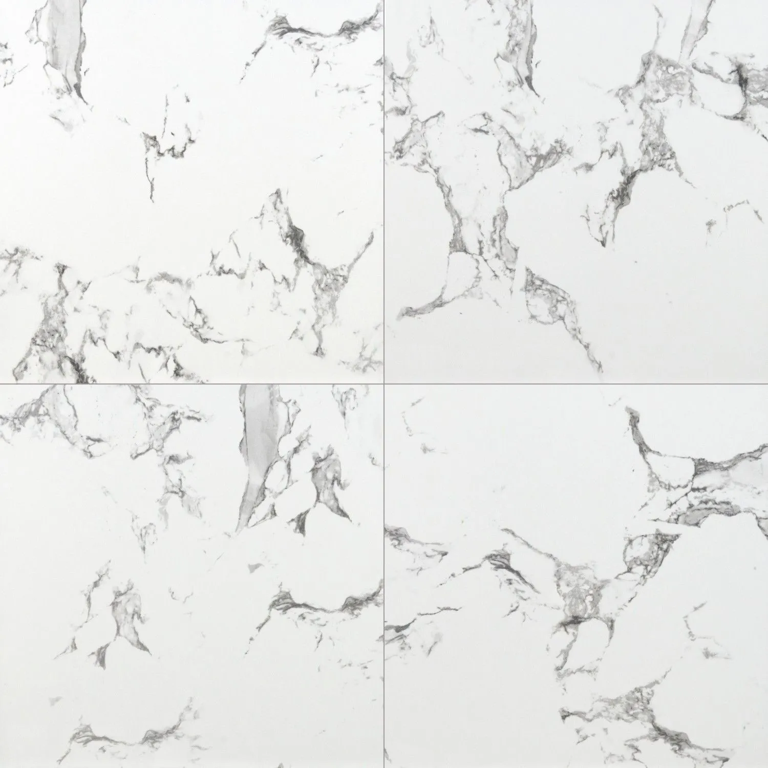 Pietra Statuario White-Cool Polished 24" x 24" (NPIESTA2424P-N ) Marble Look Floor Tiles