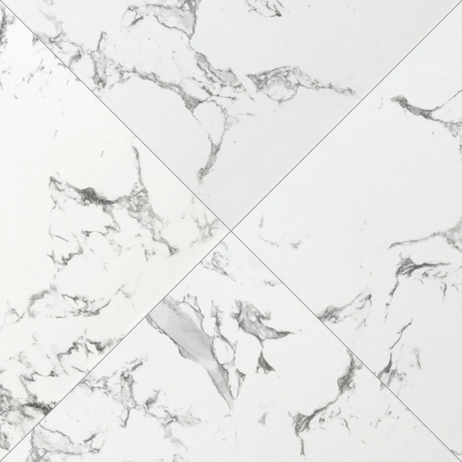 Pietra Statuario White-Cool Polished 24" x 24" (NPIESTA2424P-N ) Marble Look Floor Tiles