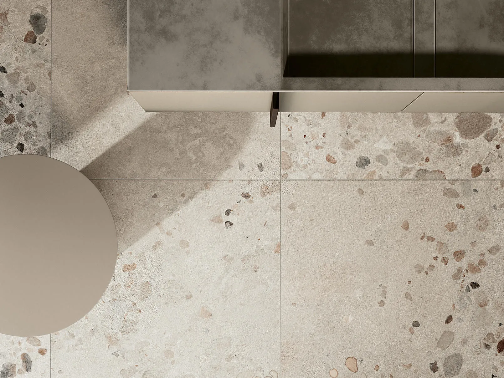 Centura Floor Tile I Cocci Siciliani Grigio Natural 24" x 24" (SC603R ) Stone Look Floor Tiles